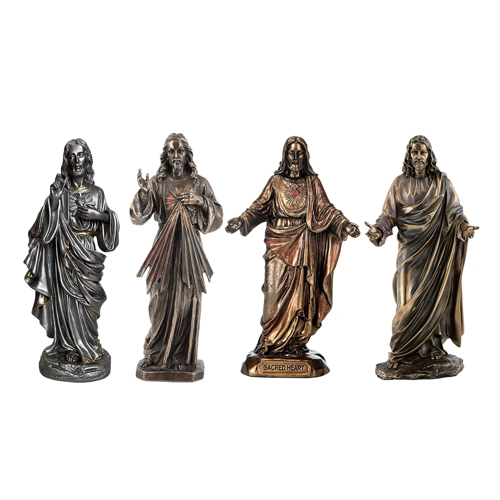 OEM wholesale handmade christian resin craft figures catholic gift, catholic religious items, Jesus figurine statue