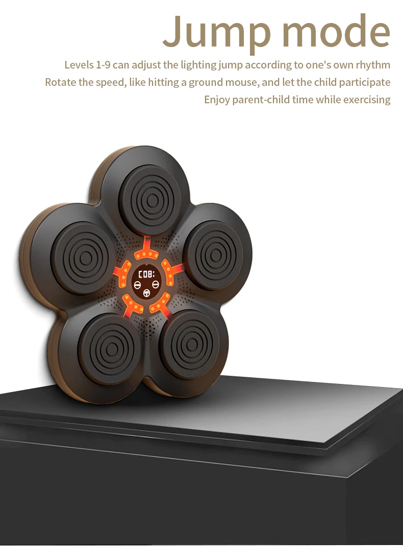 Electronic Boxing Response Target Rhythm Wall Target Sparring Training Equipment Intelligent Music Boxing Target