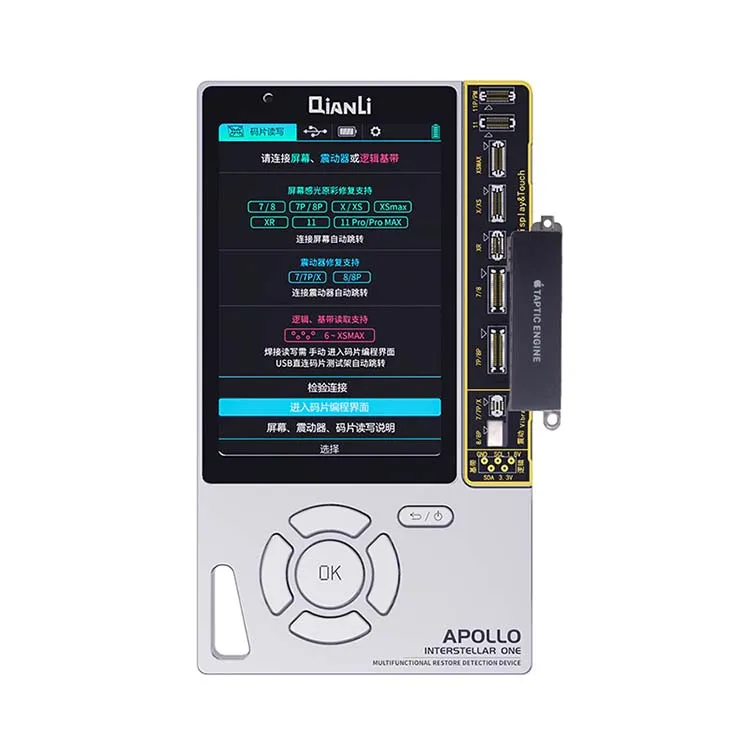  Новый Qianli Apollo 6 в 1 восстановления обнаружения устройства для Macbook 11 Pro Max XR xsmax XS 8P 8 7P 7 True Tone аккумулятор гарнитуры полоса