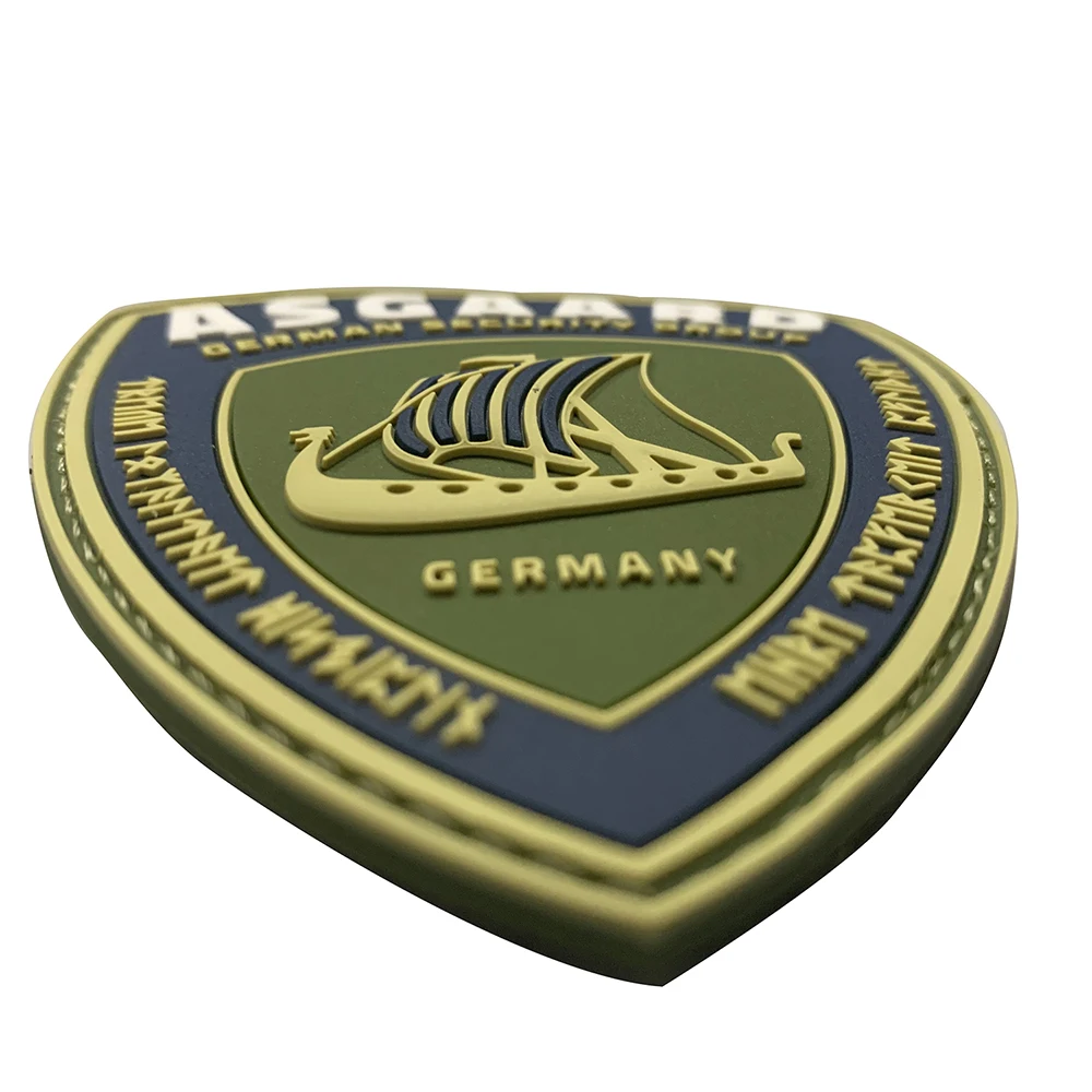 Wholesale custom rubber pvc patch label with factory price