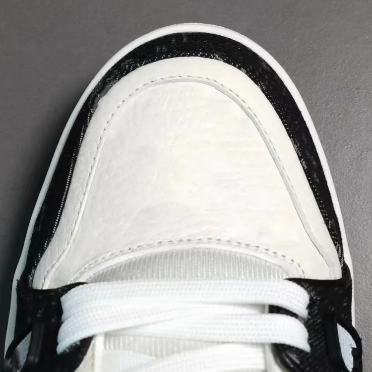 Luxury Brand Famous Trend Trainer Black Mesh Casual Walking Running Basketball Shoes for Men Women