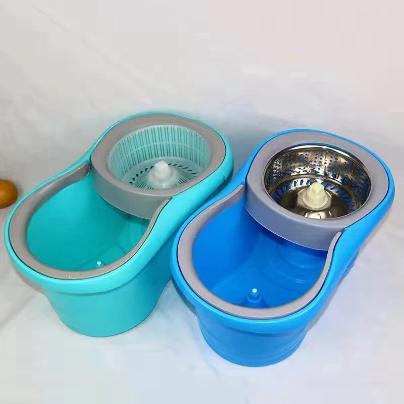 High Quality 360 Magic Mop Microfiber Rotating Cleaning Dry Wet Spin Flat Mop Bucket with wringer