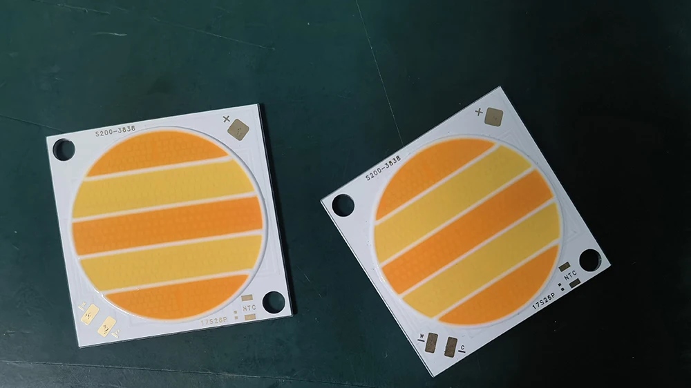Высокомощная медная плата 300 Вт + двухцветная 2700-7500K High CRI Ra>97 LED COB чип для