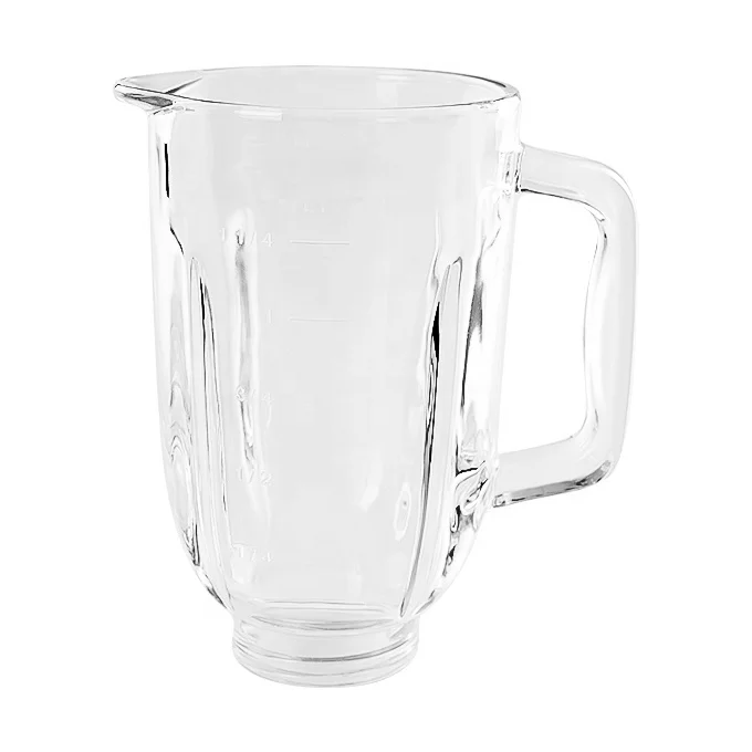 Glass Factory supplier blender jar spare compatible with BLACK + DECKERE replacement 1 lit blender jars blender glass jar