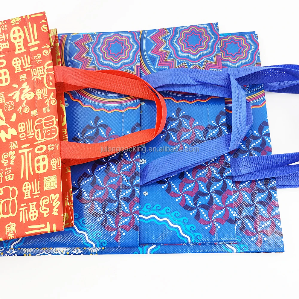 Custom made low price reusable logo garment non-woven shopping bags