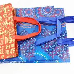 Custom made low price reusable logo garment non-woven shopping bags