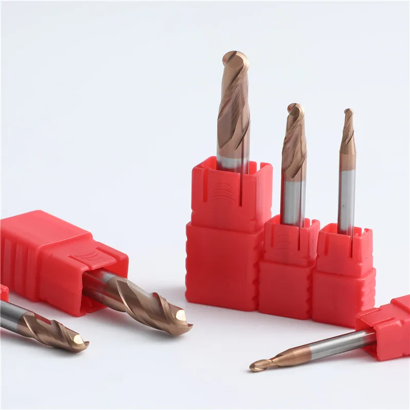 china manufacturing high hardness carbide ball nose end mills 3mm best carbide best barrel atrax end mill ball endmill  cutter