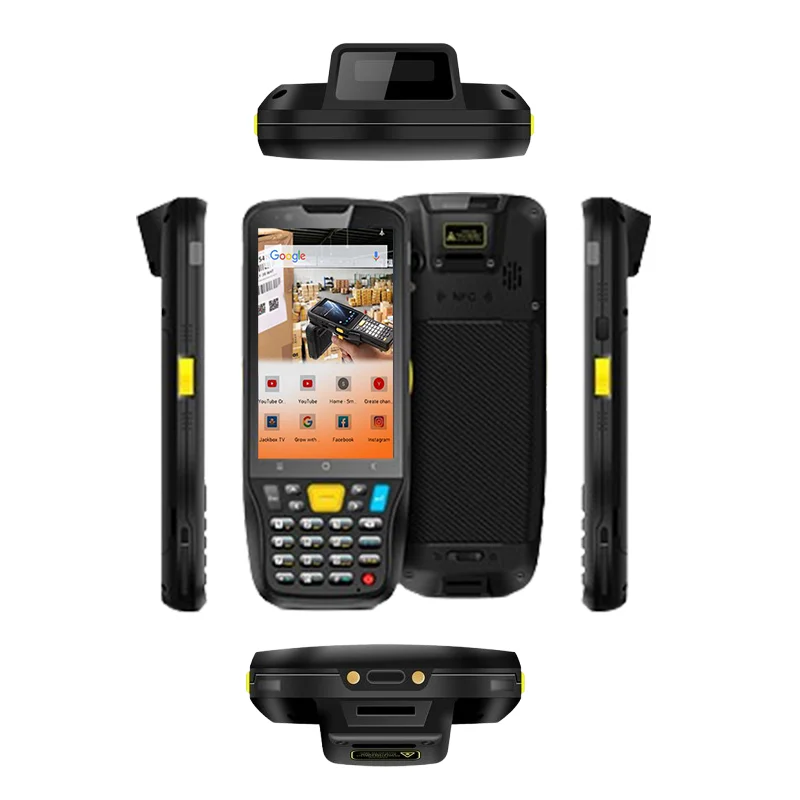 Newly android rugged pda Mobile Computer data collector with Numeric keypad barcode scanner pda for inventory