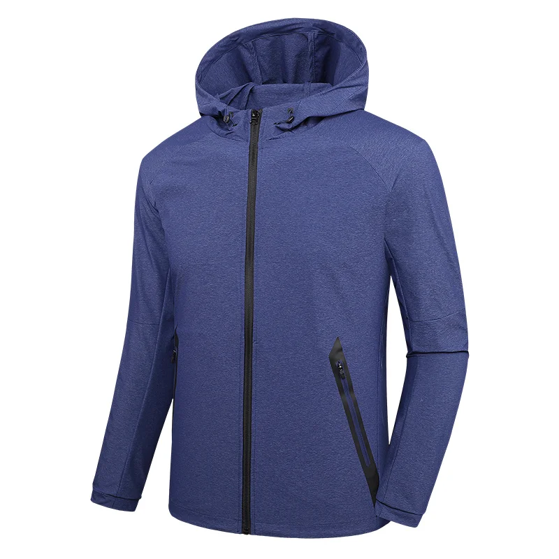 Wholesale Men Quick Dry Jacket Light weight Windproof Hoodies Jacket Outdoor