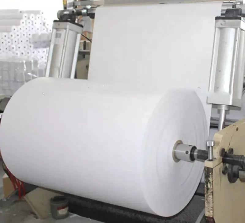 Factory Direct Premium Top Coated Thermal Barcode Adhesive Label Paper Raw Materials Jumbo Thermal Paper Roll PE Free Beverage