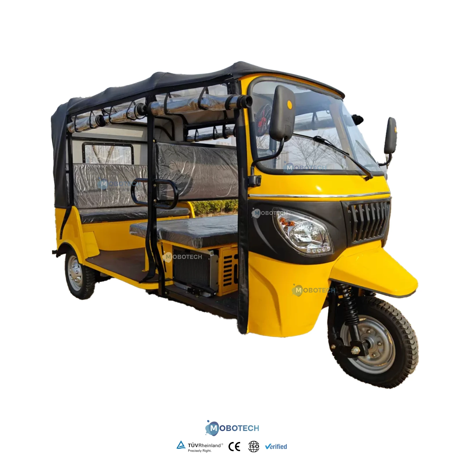 Gasoline Three-wheeled motorcycles DUDU tricycles 5 Passengers 9 passengers Customizable Foreign trade export passenger cabin