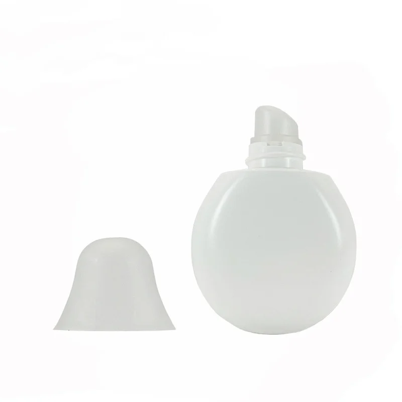 New 15ml Portable Lip Balm Packaging Plastic Bottle PET Material Small Bulb with Pump Sealing Type Coated Lip Film