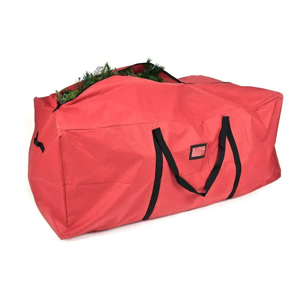 Сверхмощный 600D Оксфорд, Рождественский праздник, очень большой контейнер до 6 дюймов, искусственная Разобранная елка, сумка для хранения рождественской елки