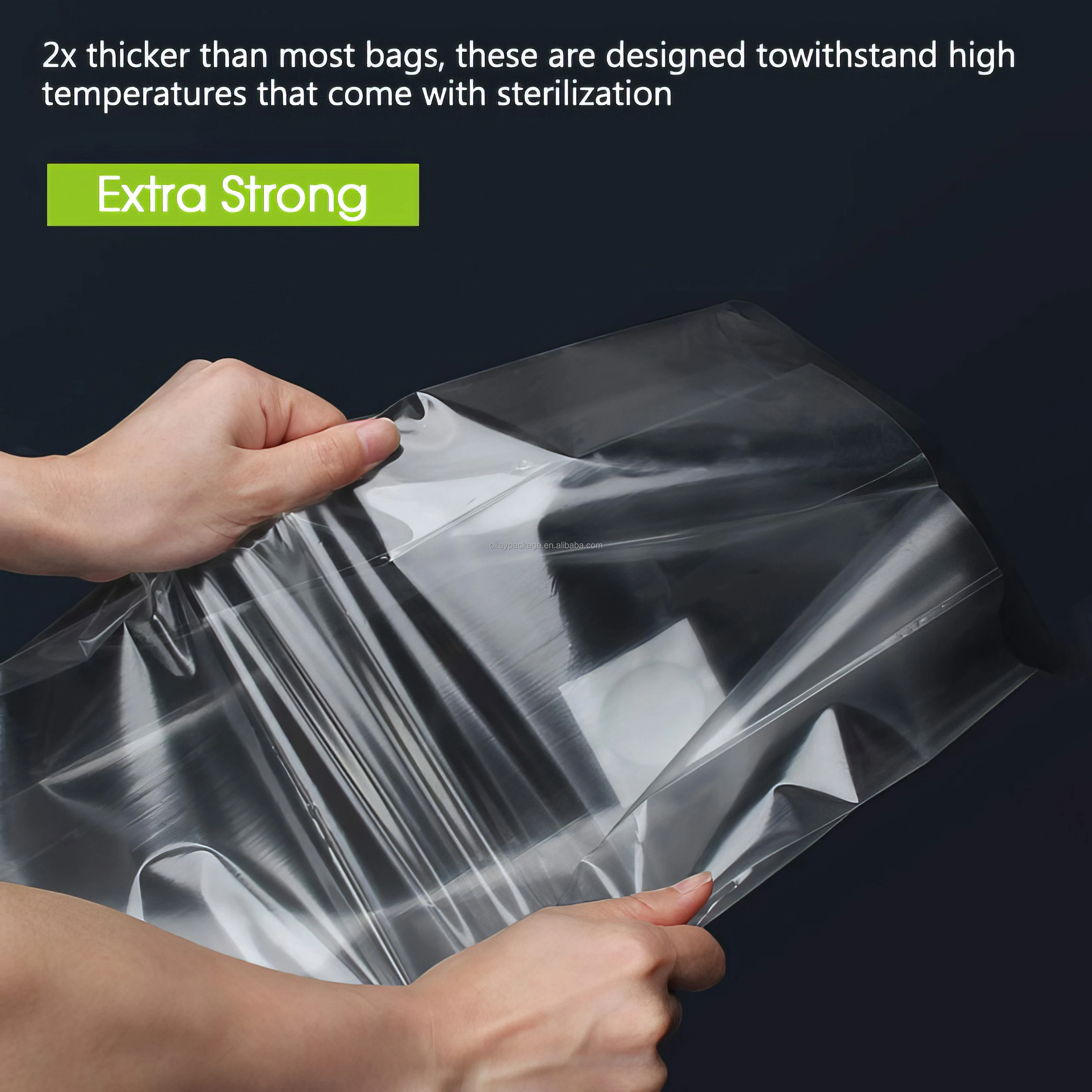 Custom High Temperature Resistance small 10cm 0.5 micron autoclavable PP pvc Mushroom spawn grow Filter grain bag for mushroom