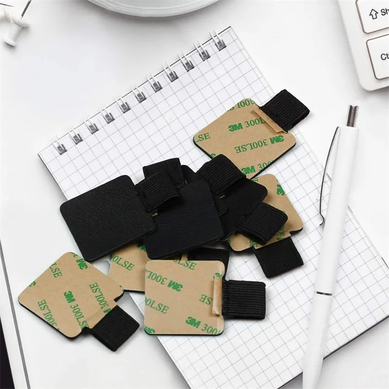 16 Pack Pen Loop Holder Pencil Elastic Loop Designed for Notebooks,Journals,Calendars,Planners,Tablet Case for School, Office