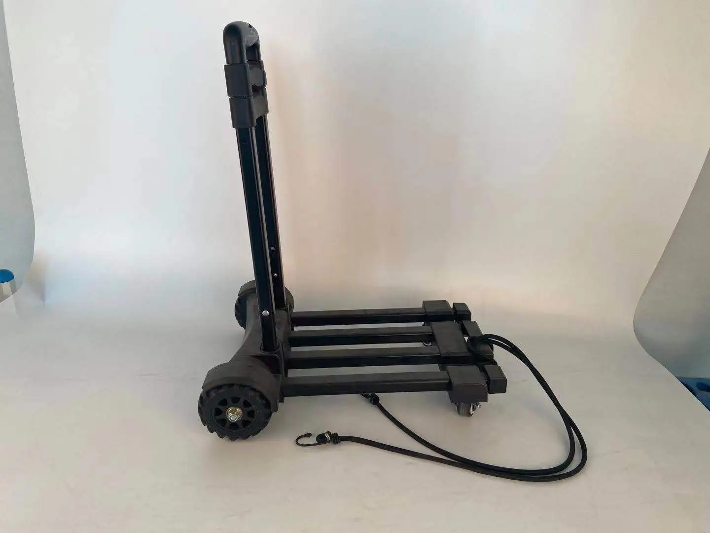 Folding Hand carts Truck Portable Dolly Compact Utility Move Luggage Cart with 50Kg Heavy Duty 4 Wheels Solid Construction