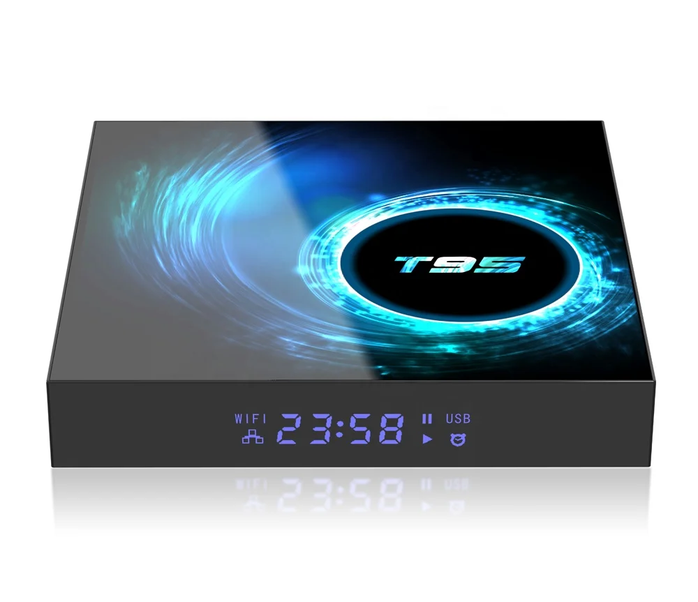 Wholesale Set top box T95 2GB 16GB 2.4g 5g dual wifi BT Android 10 Smart Tv Box T95