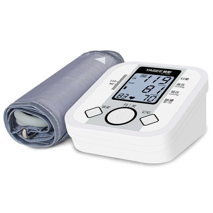 Одобренный CE электронный умный автоматический медицинский цифровой монитор артериального давления BP с ЖК-дисплеем