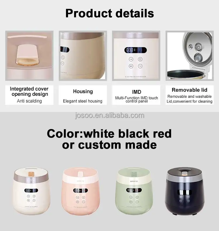 Premium Nonstick Coating Rice Cooker: Latest Design, Multi-Functional 1.8L & 2.0L Deluxe Models