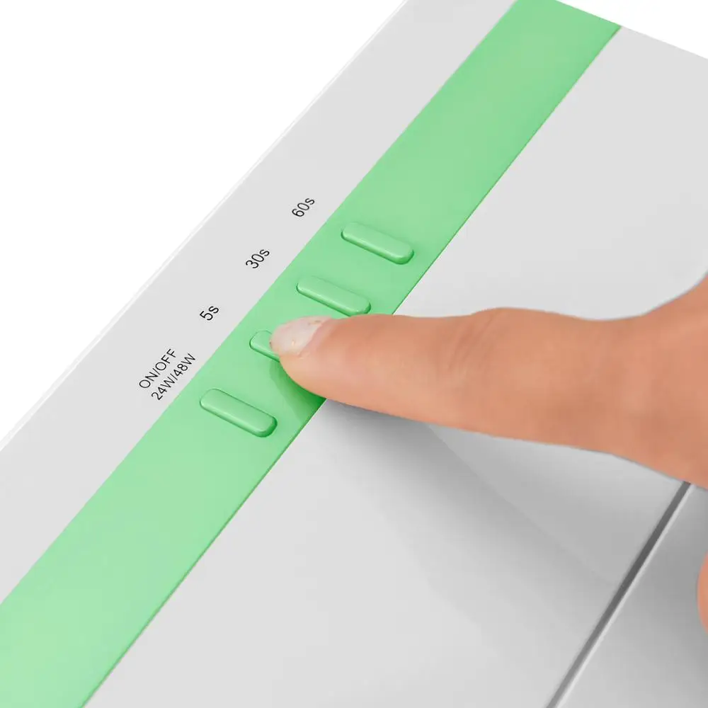 Гель-лак для ногтей Уход за ногтями 24/48W Светодиодная УФ лампа для сушки ногтей, разные цвета на выбор быстрое высыхание таймера ногтей сушилки для ногтей, УФ-лампы, набор для маникюра спа