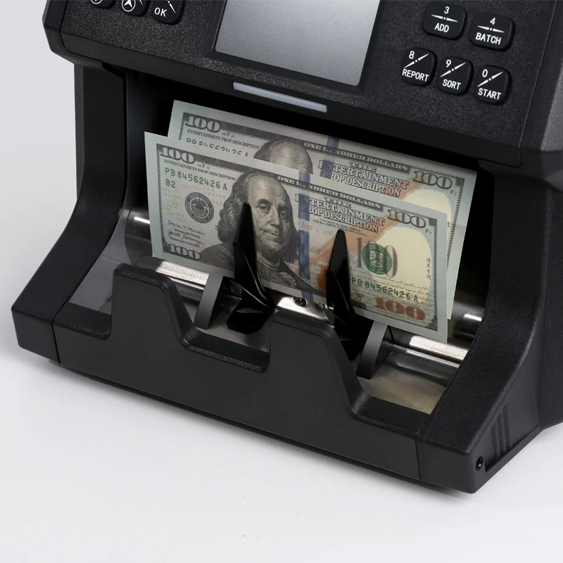 professional  multi currency  money bill counter banknote counter machine