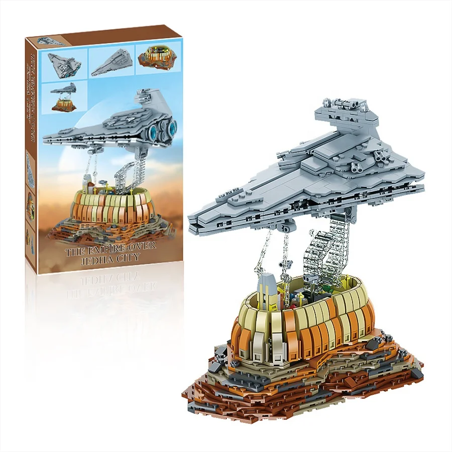 Young Gift 1563pcs Set Wars On Star The Empire Over Jedha City Building Blocks Bricks Sets