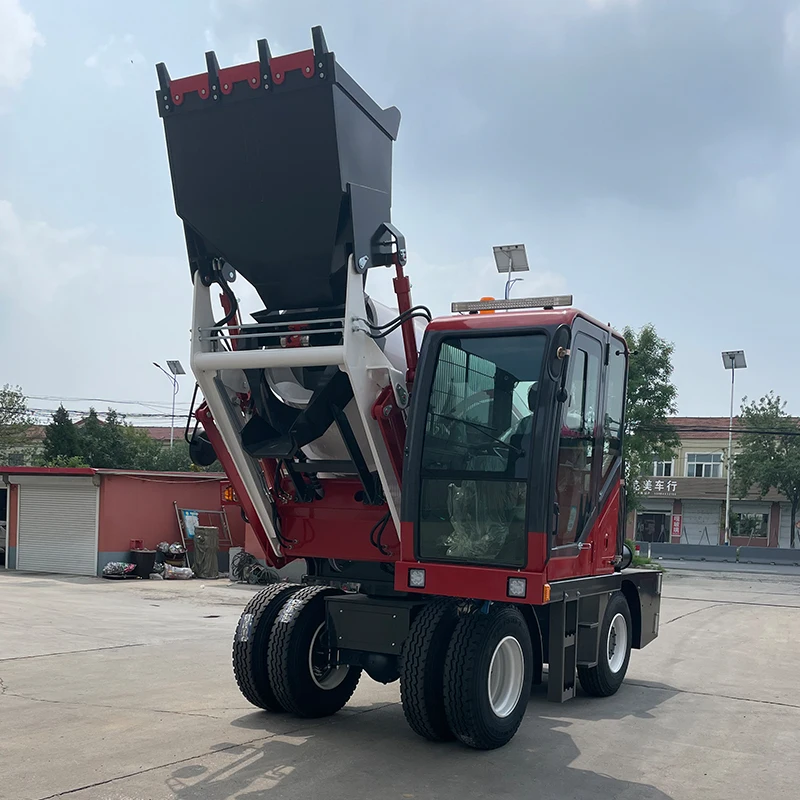 Небольшой мини-самозагрузочный Бетономешалка