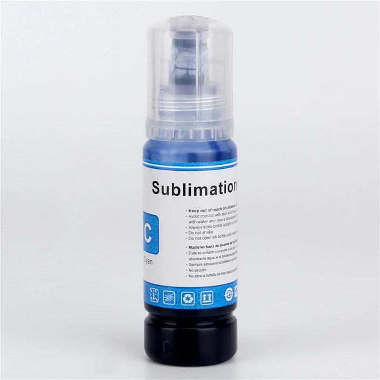 70ML High Quality Dye Sublimation Ink For Epson L3210 2800 2720 1100 8550 P50 Tank Printer