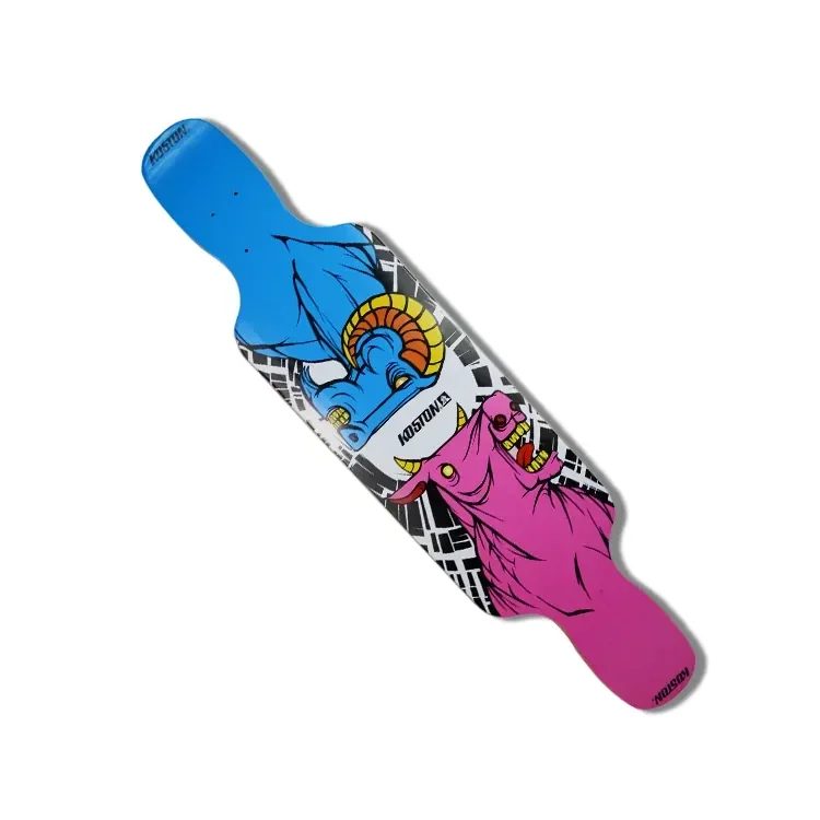 KOSTON pro carving custom 8ply Canadian maple longboard deck