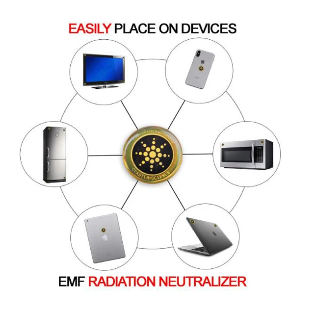  Антирадиационный квантовый защитный стикер EMF блокировщик нейтрализует защиту от сотовых телефонов и электронных устройств WiFi