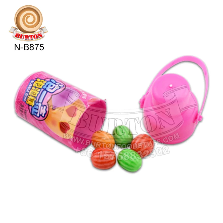Игрушечная конфета с фруктовым вкусом жвачка в милой бутылке