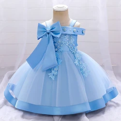 Wholesale Designer Baby Girl Clothes Gowns For Girls Kids Floral Festival Party Girls Dresses L5081XZ