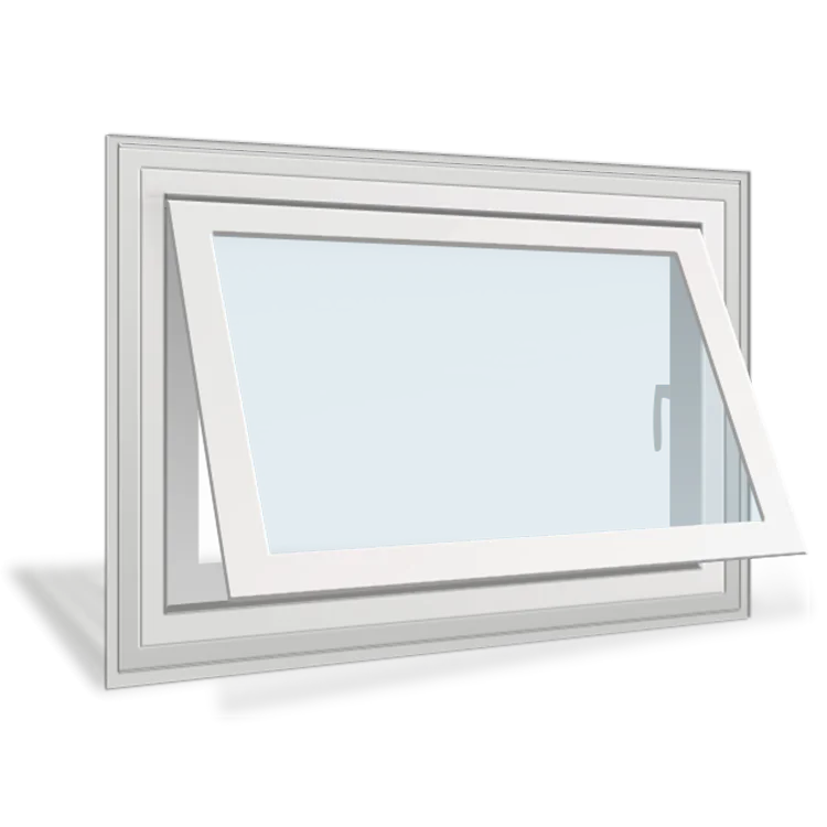 Алюминиевое тентовое окно с порошковым покрытием из морозного стекла для квартиры