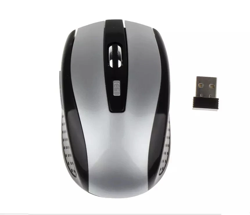High Quality 2.4GHz 7500 Wireless Computer Mouse With Side Keys Wireless Gaming Mouse with Nano Receiver for Laptop PC Computer