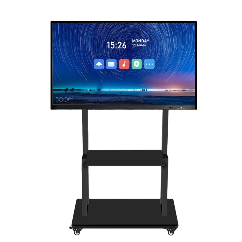 86 inch All in one LCD cheap smart interactive white board for conference/classroom touch screen all in one