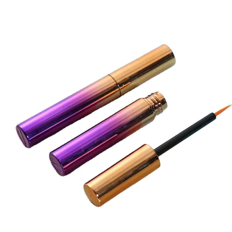 Роскошная тушь для ресниц и подводка глаз Guangzhou 2 в 1 коническая контейнер жидкая пустая бутылка мини