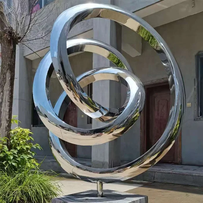 Garden Modern Stainless Steel Art Metal Sculpture