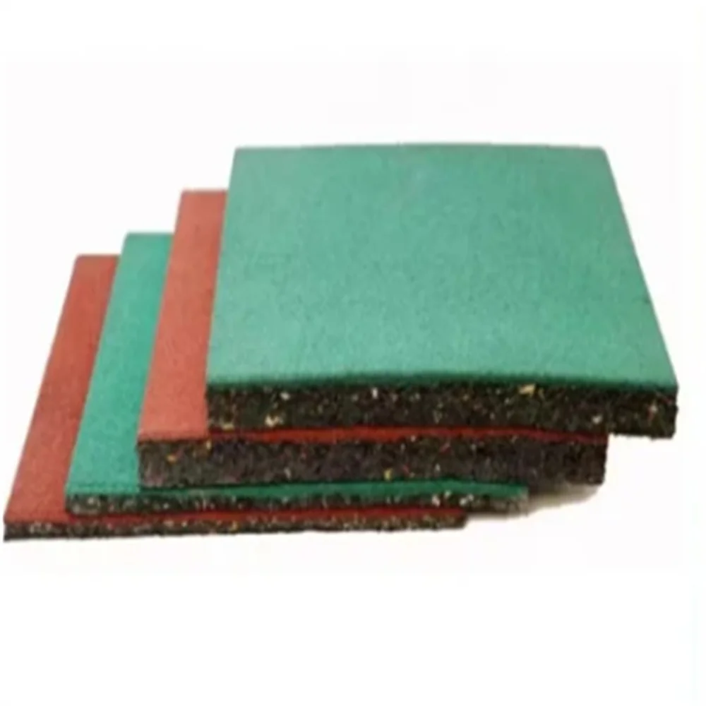 High Density Colorful EPDM Outdoor Rubber Mat 50cm*50cm for Playground Park