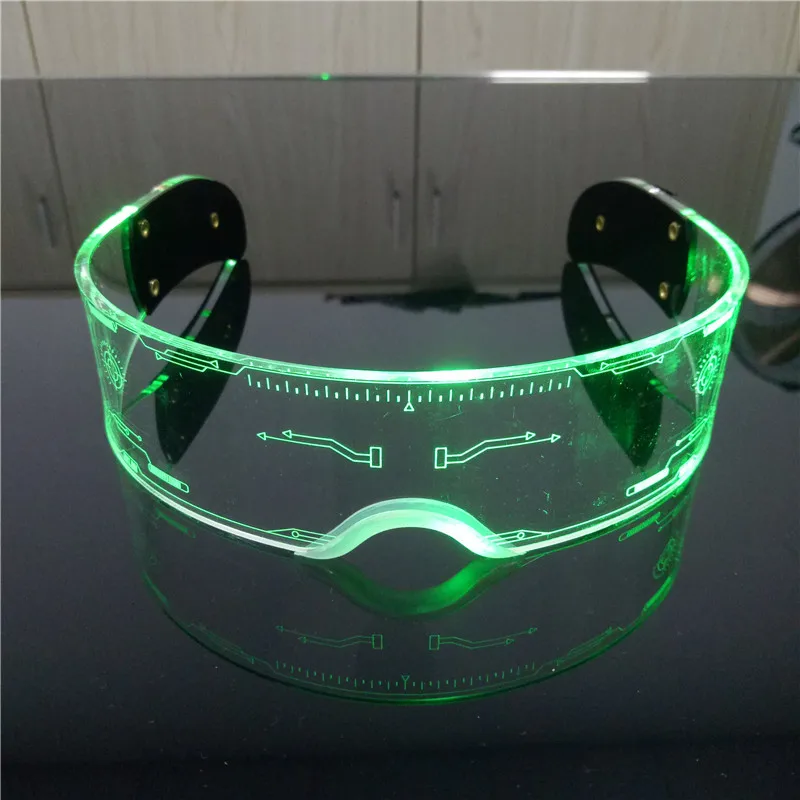 LED Luminous Colorful Technology Glasses Music Festival Christmas LED Glasses for Parties