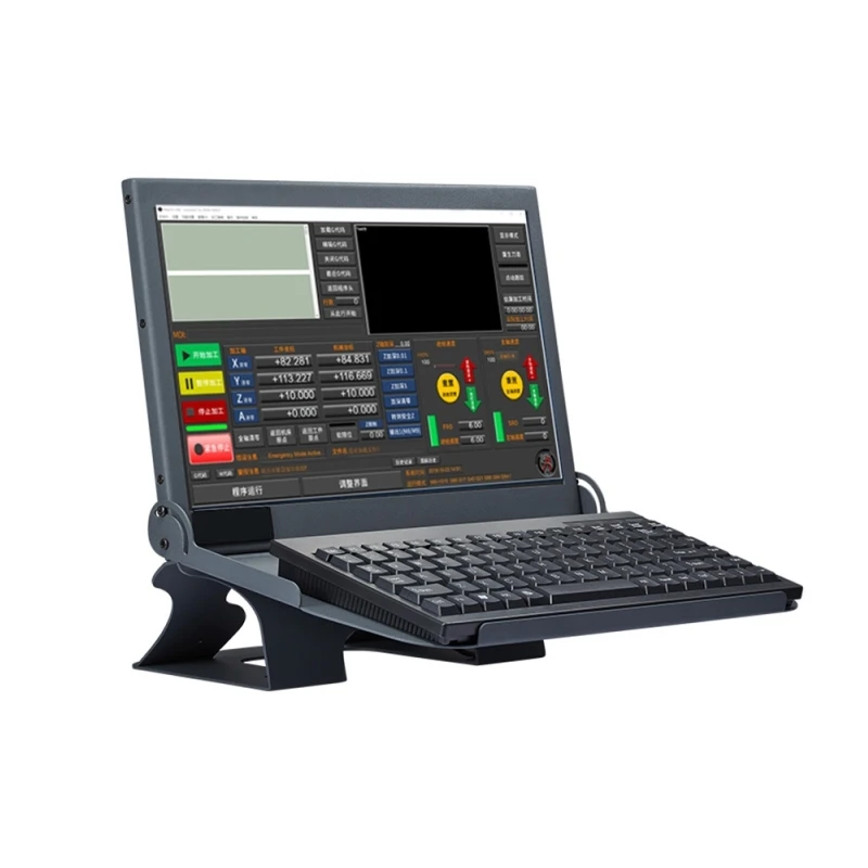 14 дюймов сенсорный экран промышленный компьютер управления с RS232 последовательный порт Windows Mach3 программное обеспечение для Универсальный фрезерный станок с ЧПУ для использования