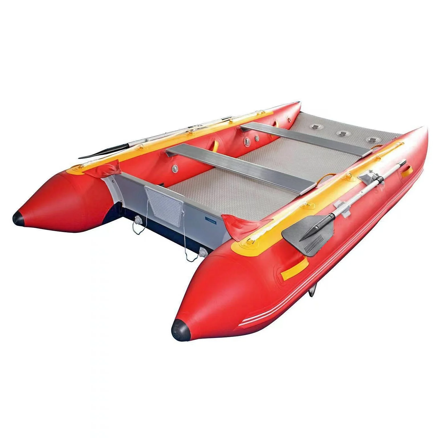 2024 hot sale cheap 4.9m inflatable high speed fishing catamaran rubber assault boat