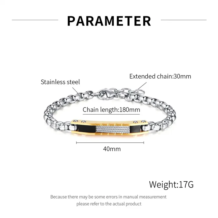 Hot Selling Stainless Curved Brand Hand Decoration Titanium Steel Couple Stainless Steel Fashion Jewelry Women Bracelets