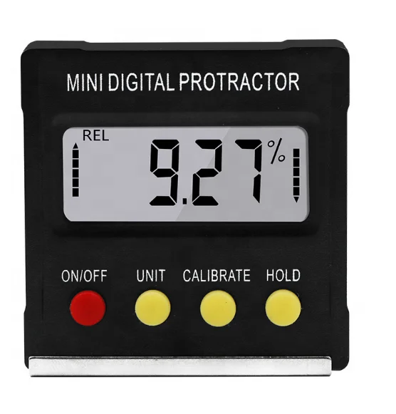Электронный Цифровой Инклинометр, уровень наклона, транспортир, градиент
