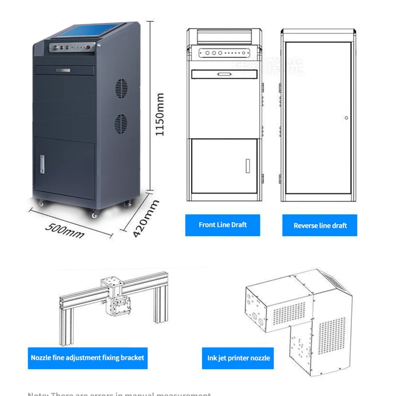 Industrial Ricoh UV Inkjet Printer High-Definition Color UV Ink for Tube and Bill Printing for Farms and Mass Production