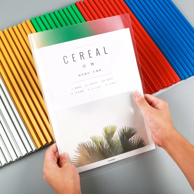 Индивидуальный пластиковый прозрачный пакет для файлов папка демонстрации файл книг размера