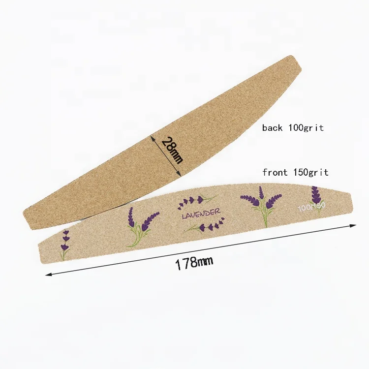 Ziri фабрика поставляет маникюрные педикюрные инструменты биоразлагаемые пластиковые Бесплатные буферные накладки для ногтей профессиональная бамбуковая пилка для ногтей
