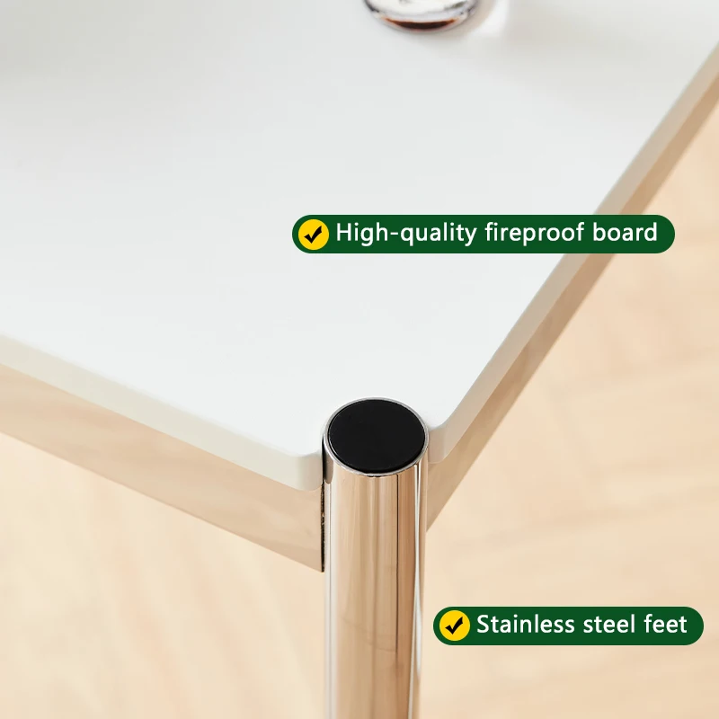 swiss designer stainless steel desk living room large long desk studio modern minimalist long table nordic home