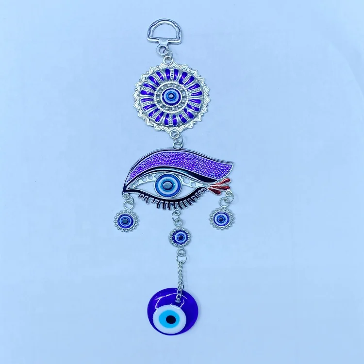 High Quality Evil Eye Ornament Jewish Jewelry Glass Evil Eye Pendant Home Decor Wall Hanging