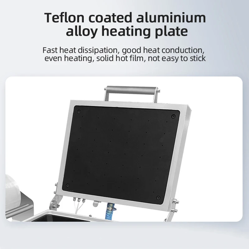 Factory Direct Sales Fast Heating Fish Seafood Fruits Meat Cooked Food Desktop Vacuum Laminating Packaging Machine