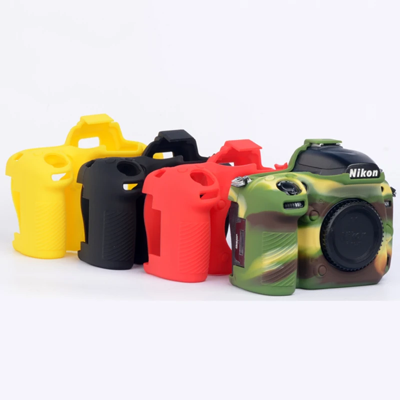 Hot sell Waterproof DSLR Camera Case Rubber Protector Frame Skin Silicon Cover for Nikon